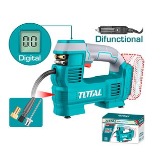 Compresor Auto Inalámbrico 20v 160psi Total