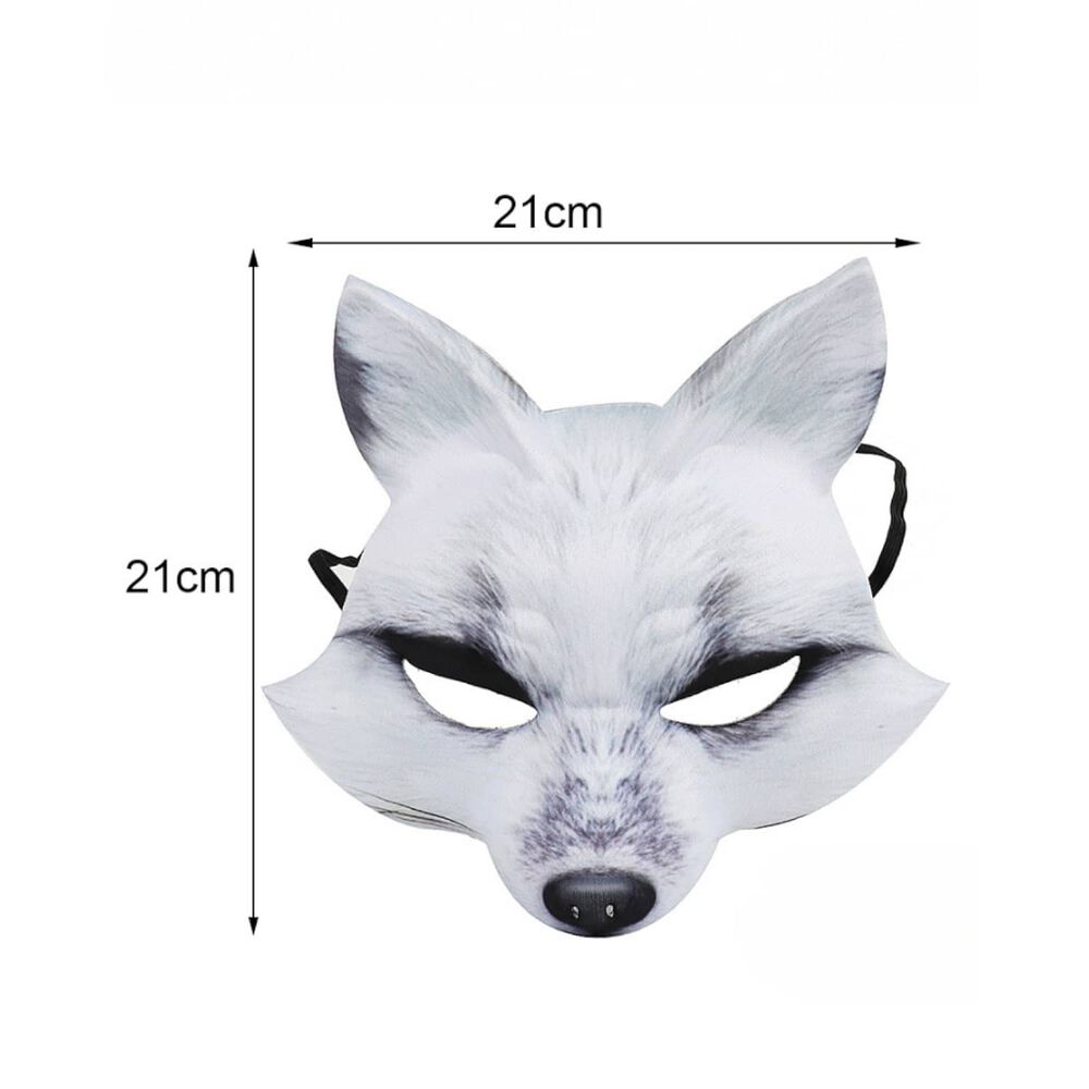 M&aacute;scara Zorro Realista Para Disfraz Cotill&oacute;n Halloween image number 4.0