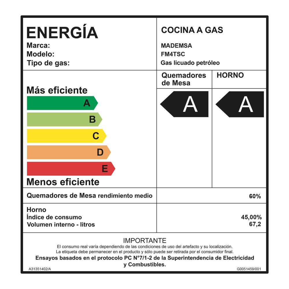 Cocina A Gas 4 Platos Horno Vapor Y Temporizador Fm4tsc Silver image number 15.0