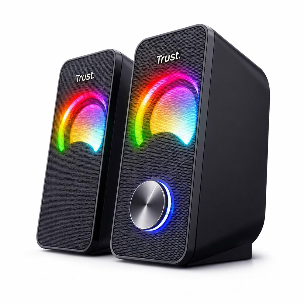 Parlantes Usb Con Luces Rgb De 12w De Escritorio Trust Arys image number 6.0