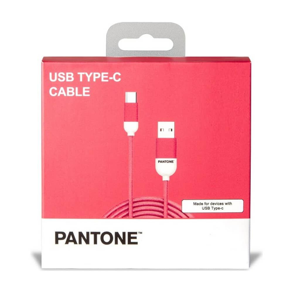 Cable De Datos Type-c Reforzado 1m Pantone Android Auto Pink image number 4.0