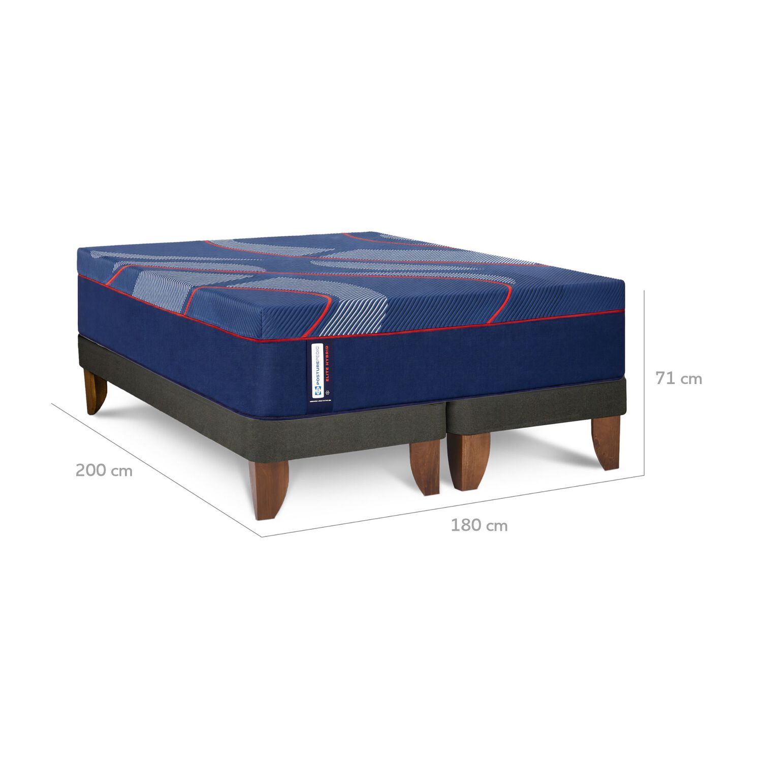 Cama Europea Sealy Elite / King / Base Dividida image number 2.0