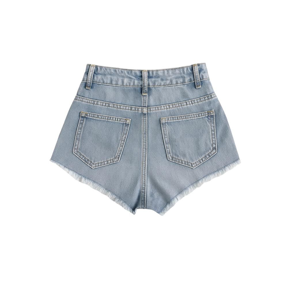 Short Jeans Mujer Mezclilla Denim Tiro Alto Excelente Horma image number 1.0