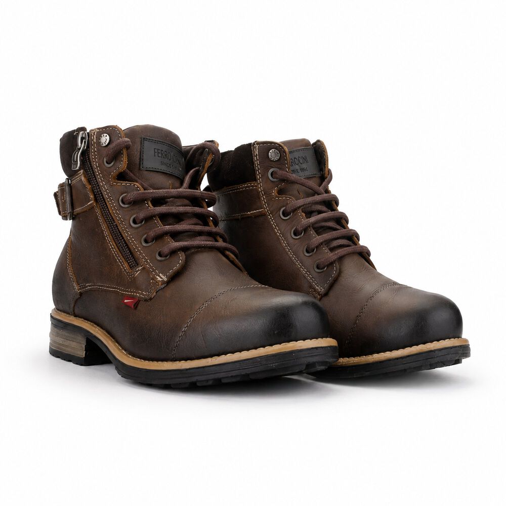 Botin Ferracini Hombre 9873 York Caf&eacute; Casual image number 4.0
