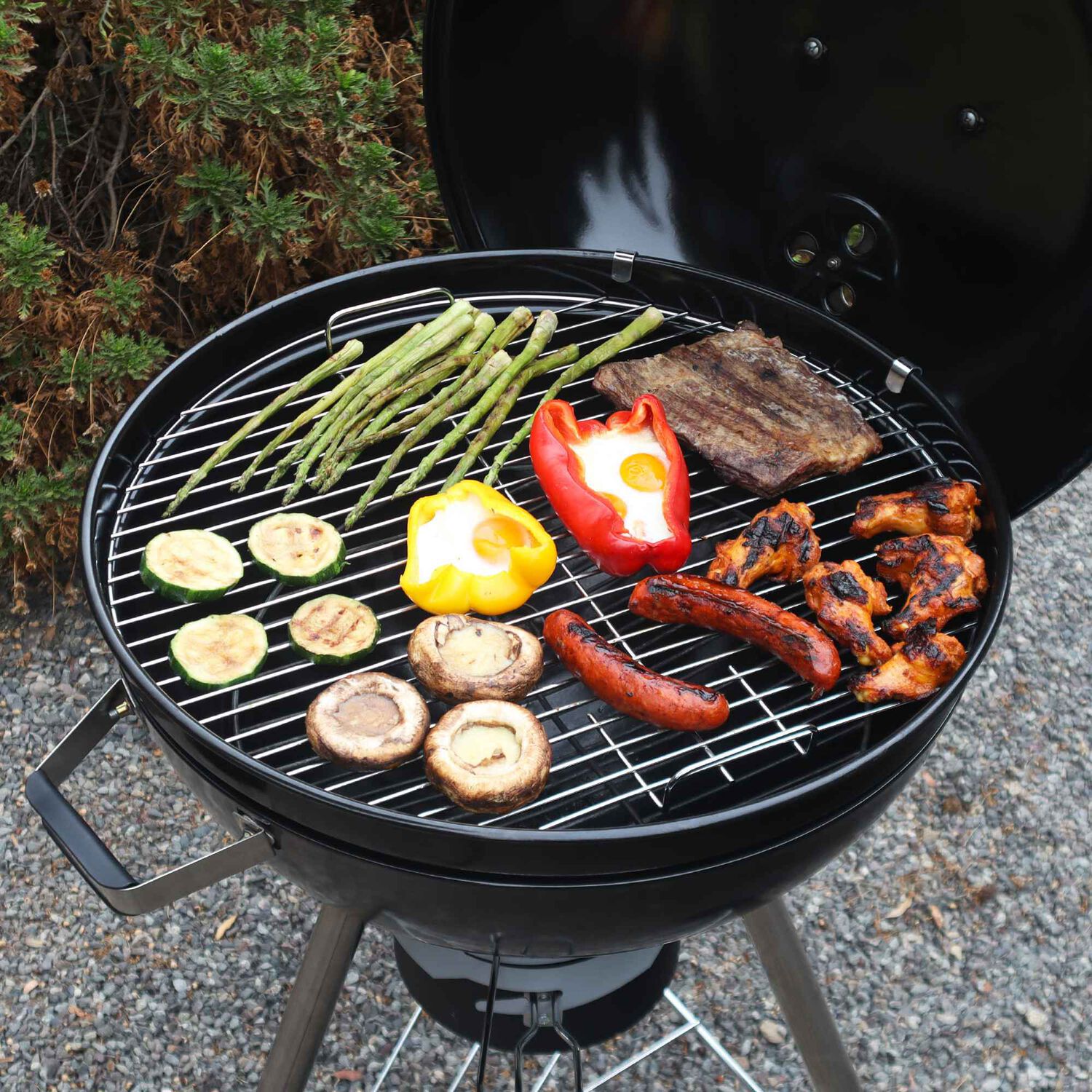 Parrilla A Carbon Kettle Black Bbq Grill image number 8.0