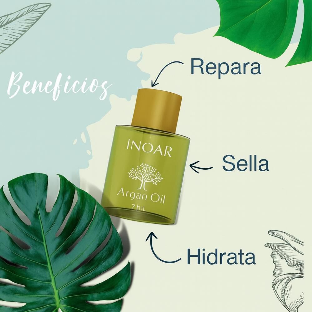Aceite De Argan System Inoar 7ml Oro Marroqui Anti Frizz image number 3.0