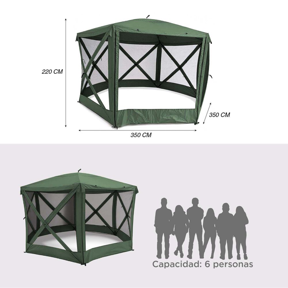 Toldo Comedor Camping Instant&aacute;neo 3.5 X 3.5 Mts image number 3.0