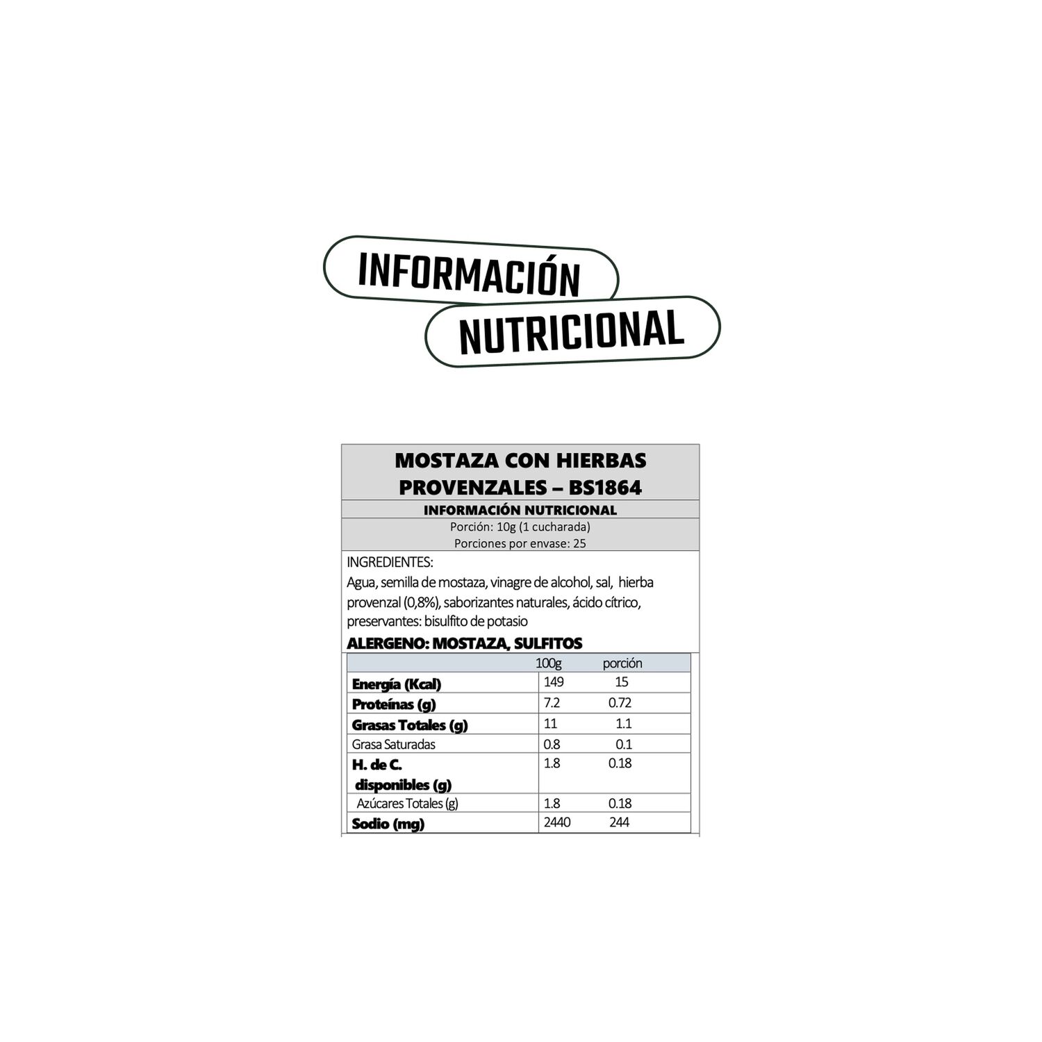 Mostaza Hierbas De La Provenza Bornibus 1 X 250 Gr image number 4.0