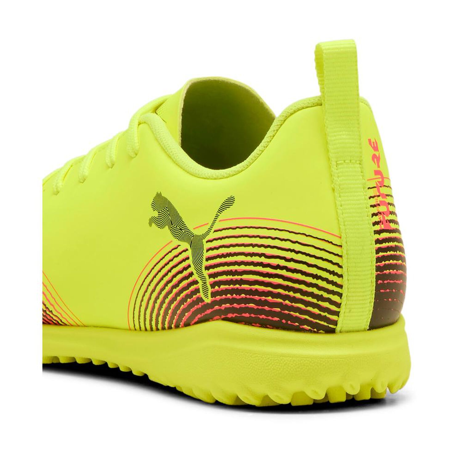Zapatilla F&uacute;tbol Unisex Puma Future 8 Play Tt Jr Amarillo image number 5.0