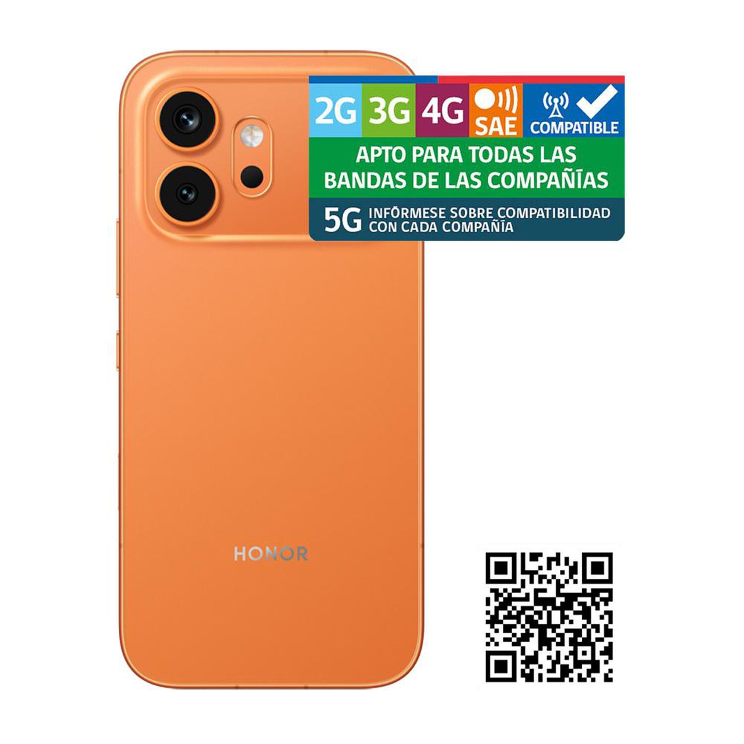 Smartphone Honor 600 / 5G / 512 GB / Naranjo / Liberado + Earbuds Clip 2 Pro image number 9.0