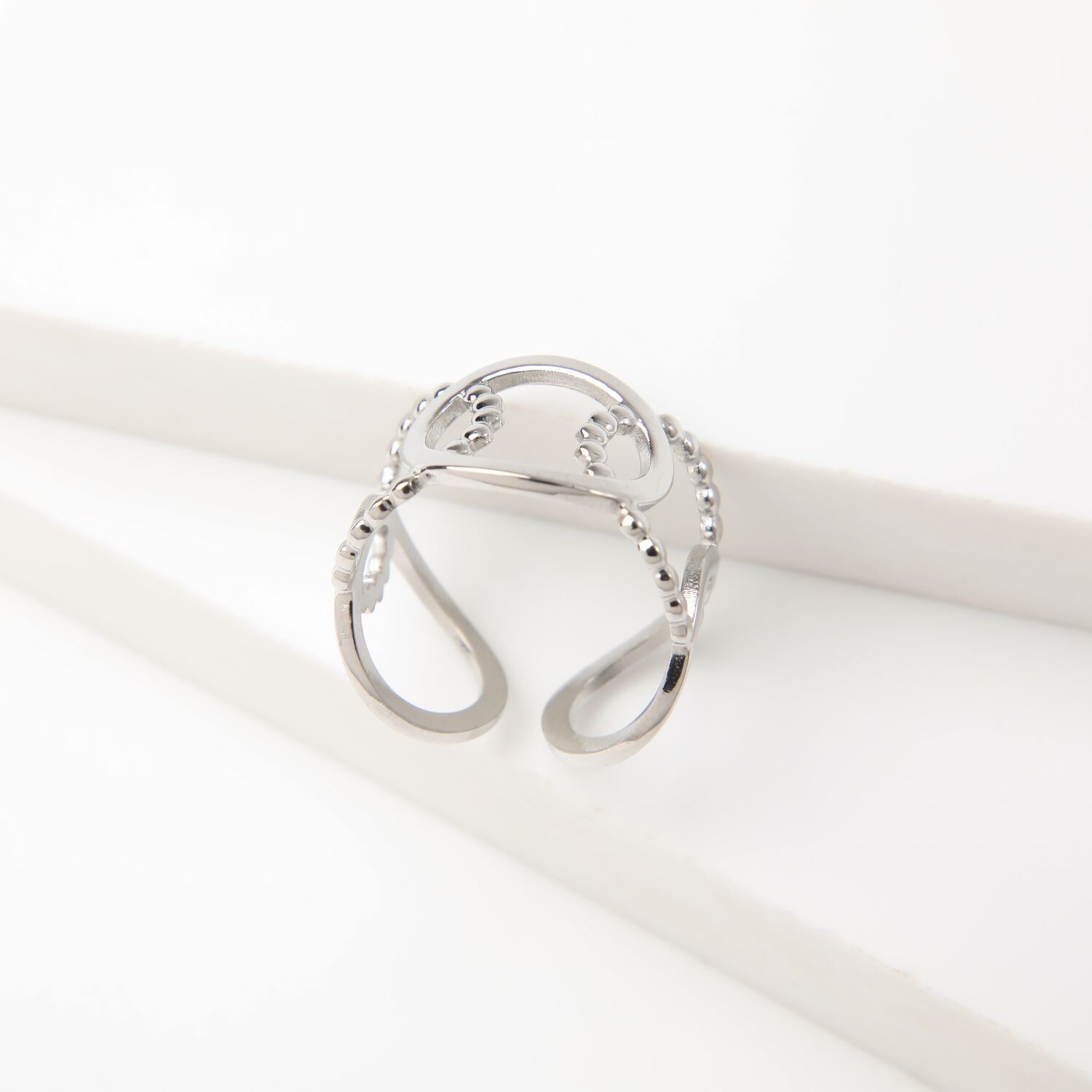 Anillo 19v69 Plateado Mujer Str210 image number 1.0