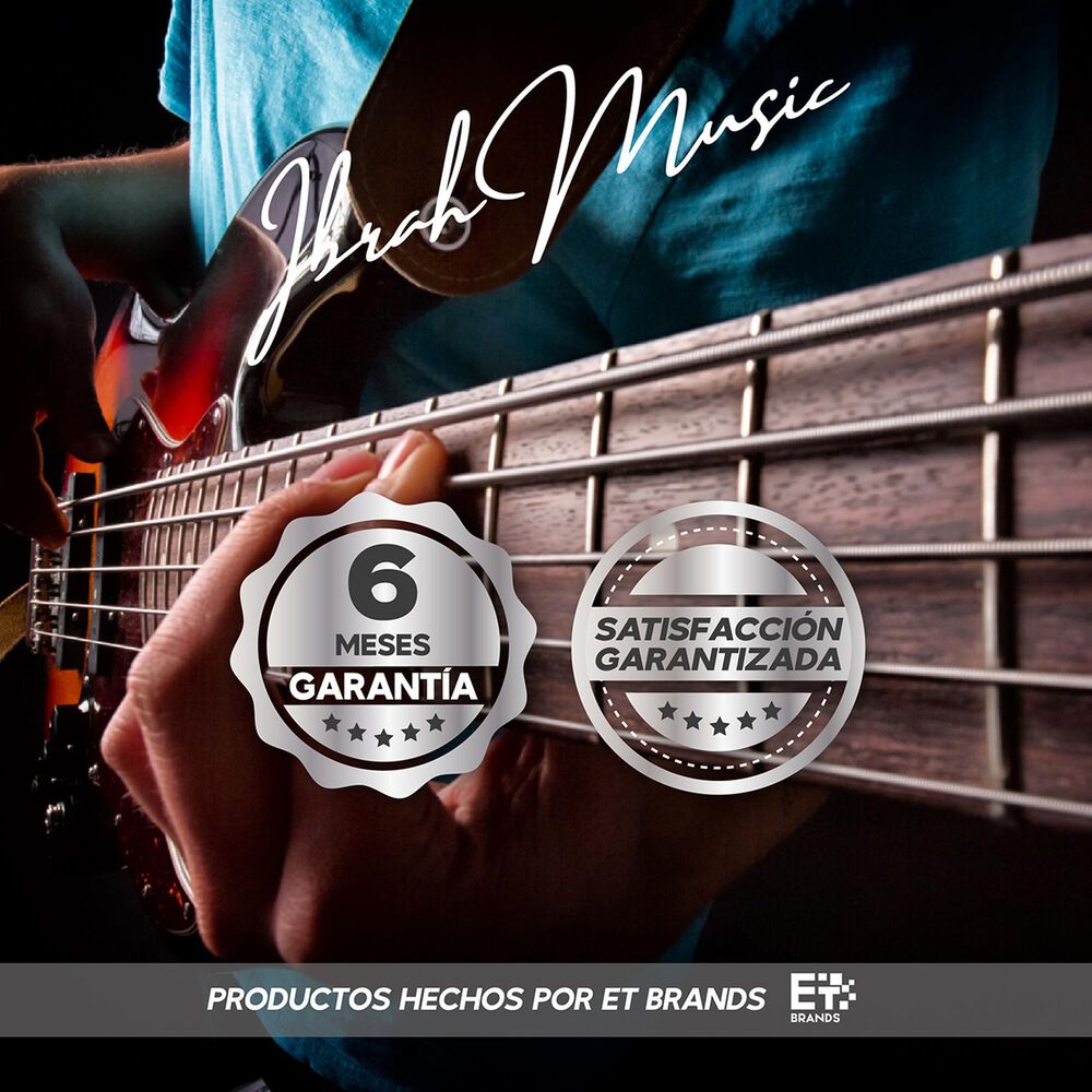 Bajo El&eacute;ctrico Ibrah 4 Cuerdas + Amplificador 20w + Acces image number 9.0