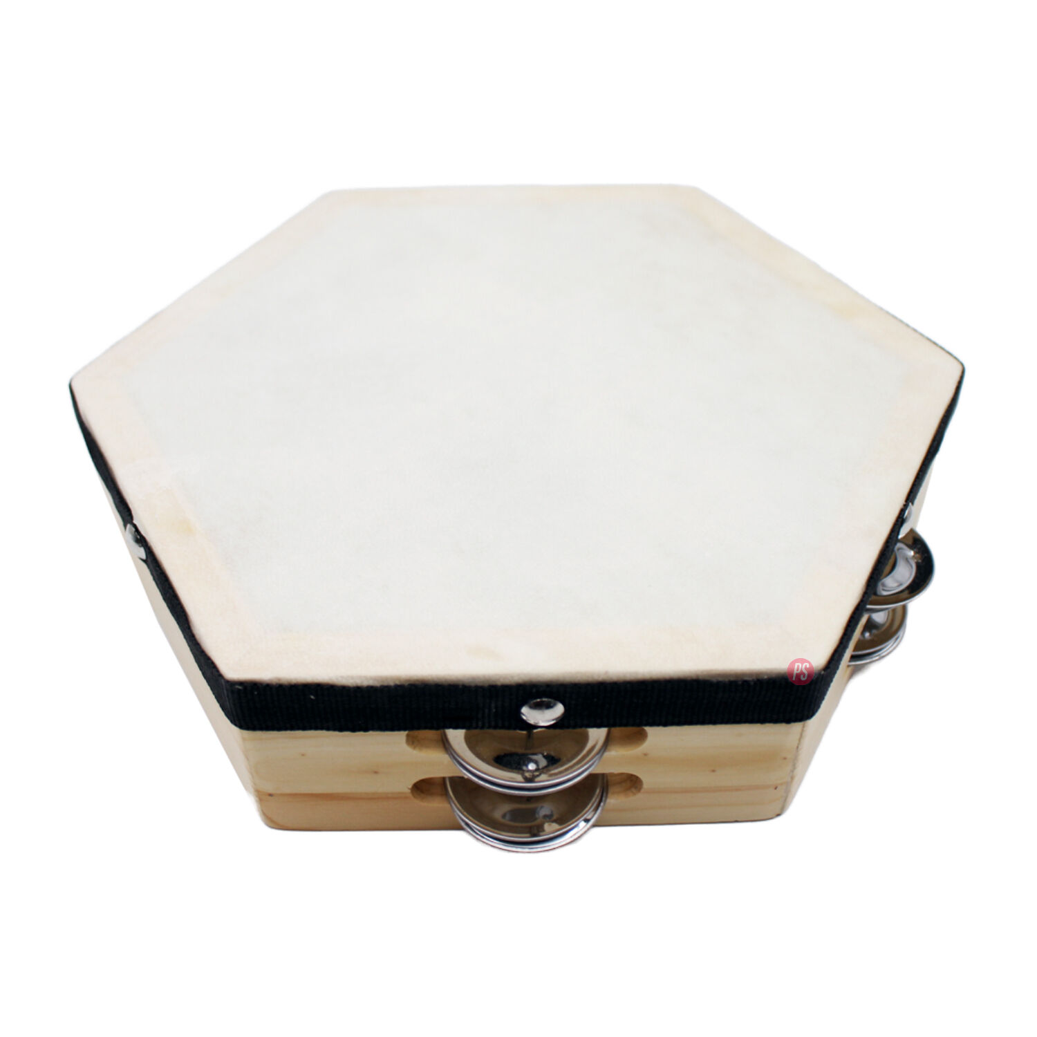Pandero Hexagonal 8 Pulgadas Madera - Ps image number 2.0