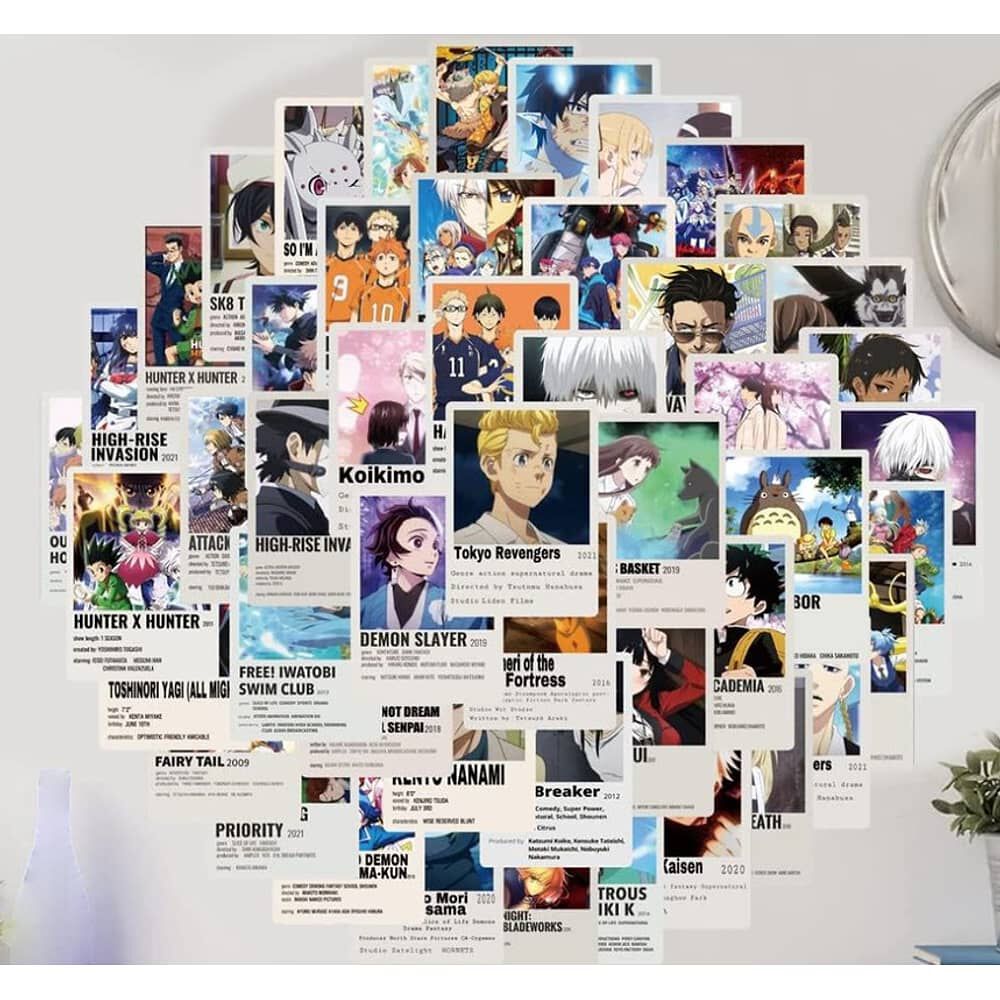 Stickers Posters Anime Pegatinas (100 Unidades) image number 0.0