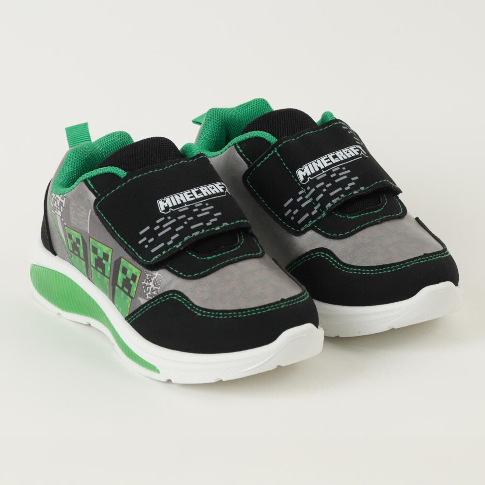 Zapatilla Infantil Niño Minecraft Gris image number 1.0