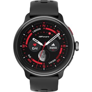 Smartwatch Vela Negro Waterproof 36 Mm Amoled Hifuture