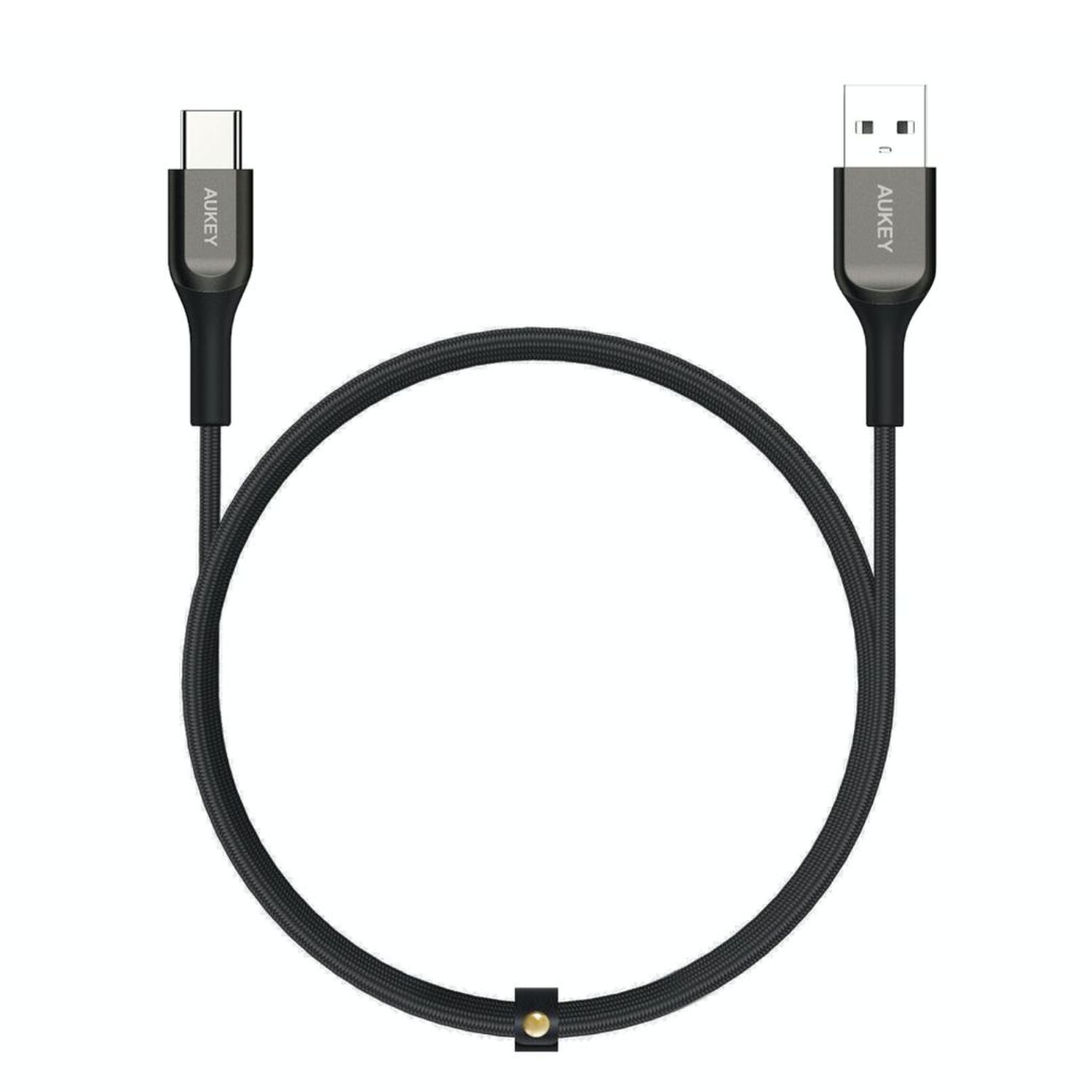 Aukey Cable Usb-a A Usb-c Kevlar 2m Carga R&aacute;pida 3.0 Negro - Cb-akc2 image number 0.0