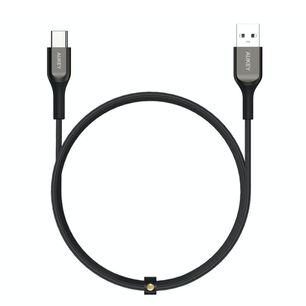 Aukey Cable Usb-a A Usb-c Kevlar 2m Carga R&aacute;pida 3.0 Negro - Cb-akc2