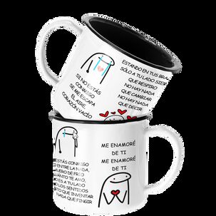 Taza Enlozada Lechera Chayanne Me Enamoré De Ti