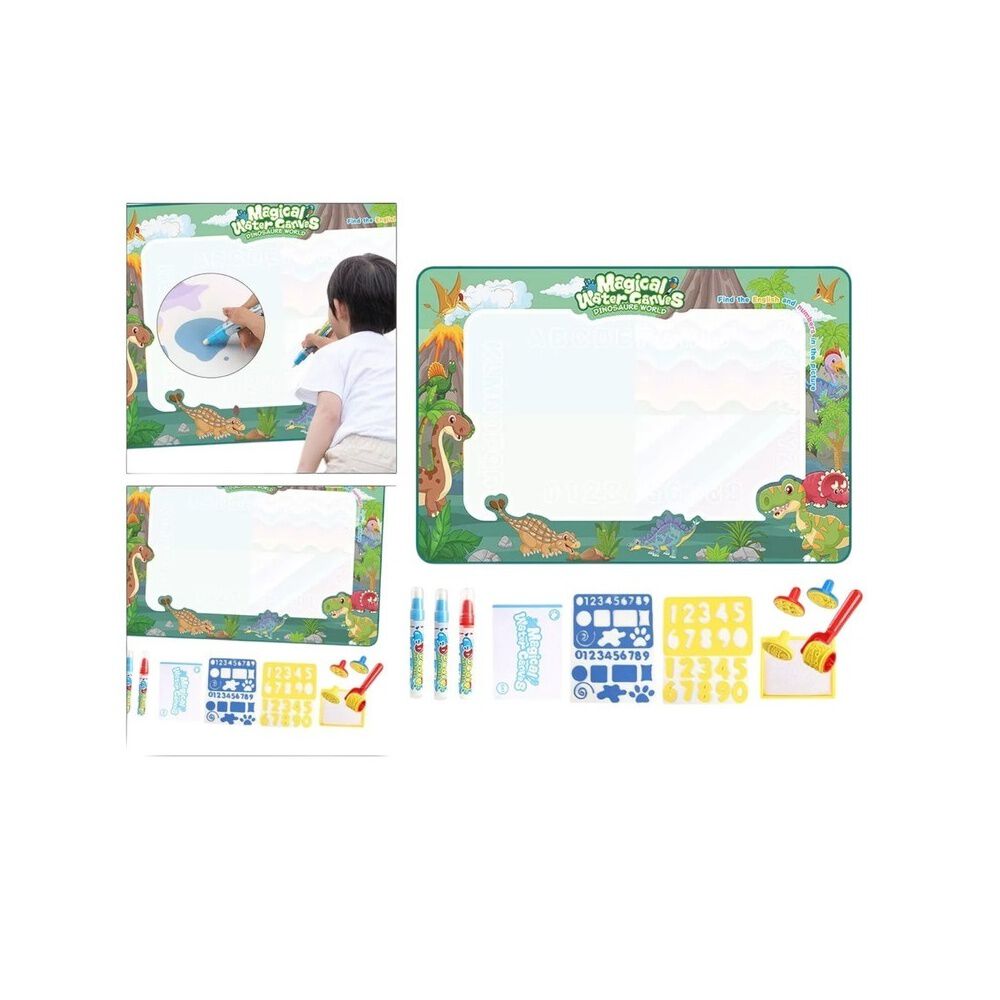 Juguete Alfombra Pizarra M&aacute;gica Con Agua Dinosaurios image number 2.0