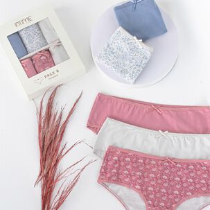 Pack 6 Pantaleta Caja Intime