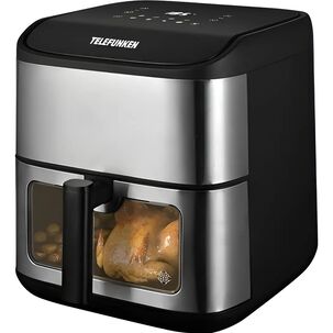 Freidora De Aire Telefunken Easyfryer 9000 1800w 9 Litros Color Negro Con Plateado