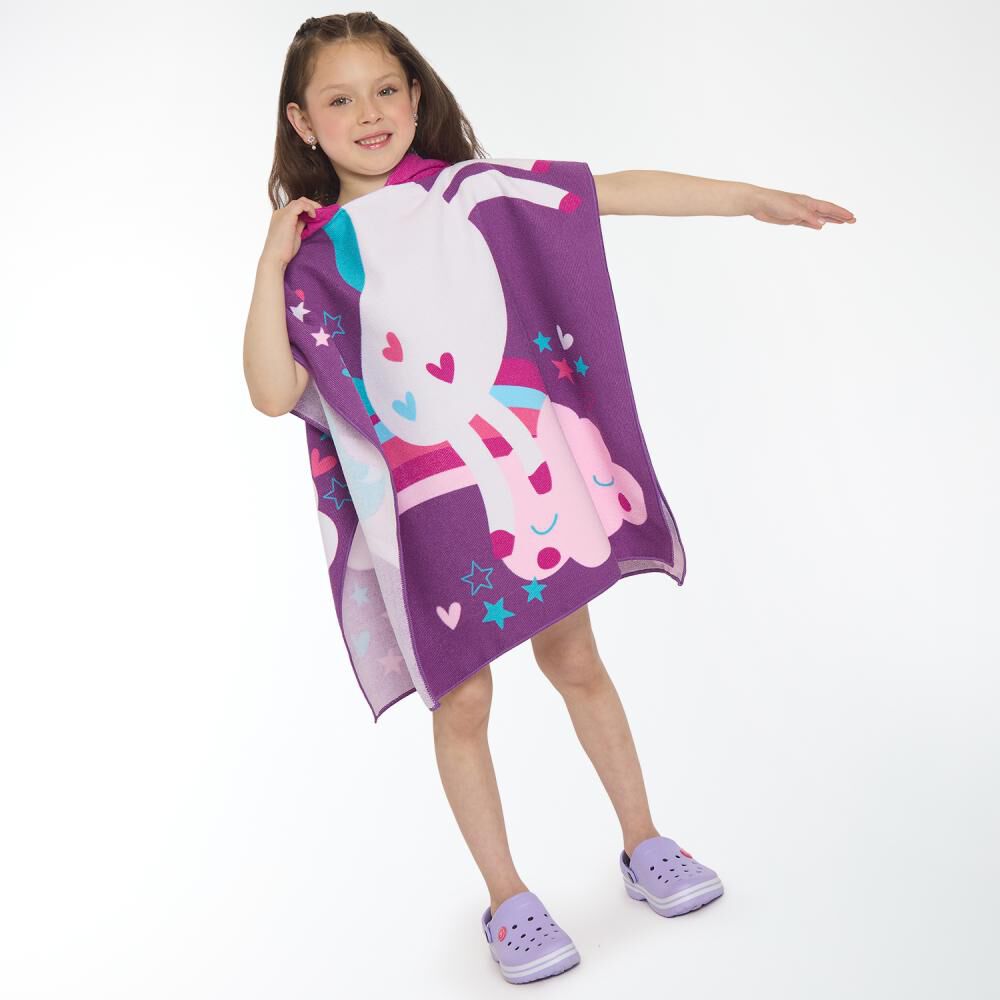 Toalla Playa Capucha Casaideal Kids Magic / 60 X 120 Cm image number 1.0