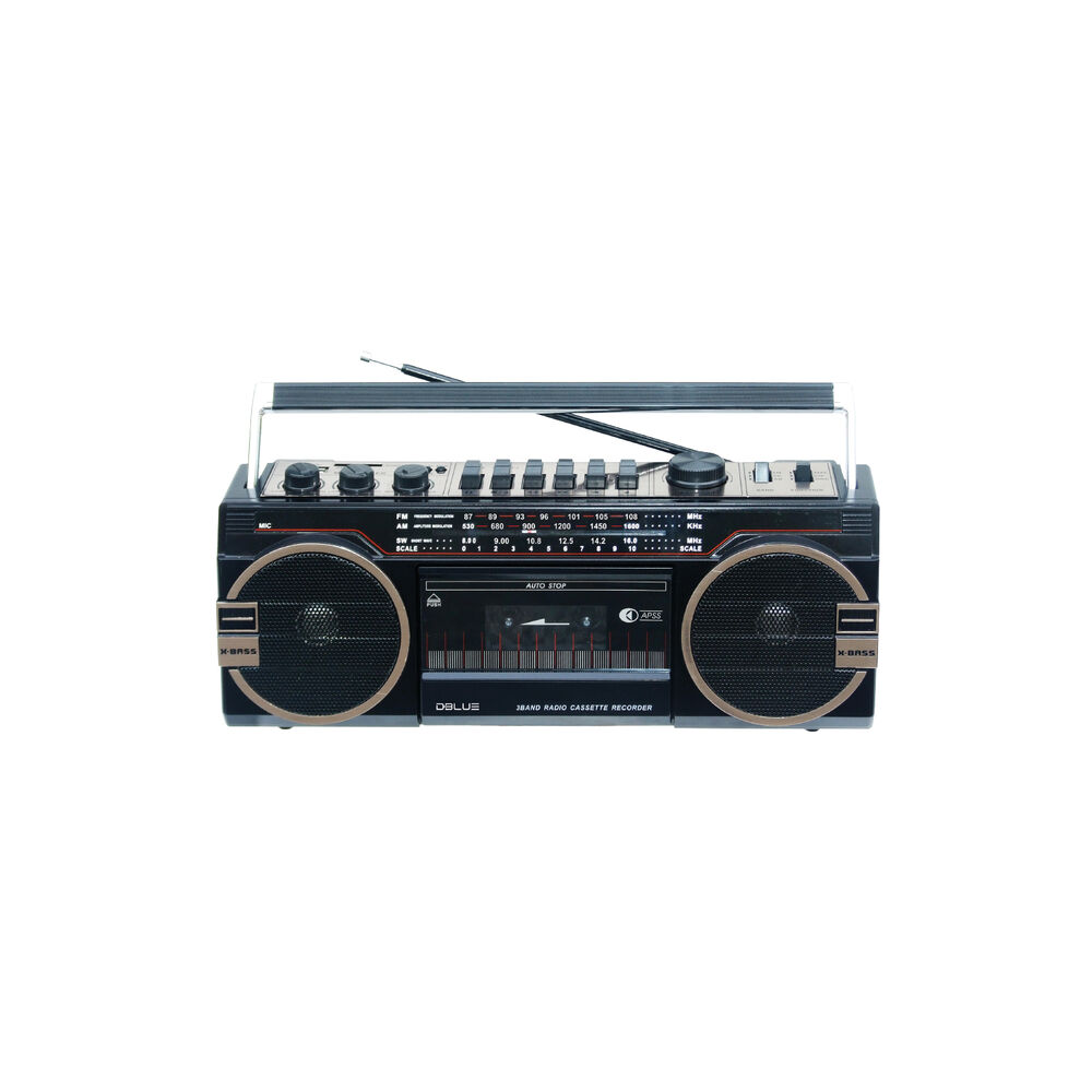 Radio Retro Cassette X-bass 10w - Ps image number 0.0