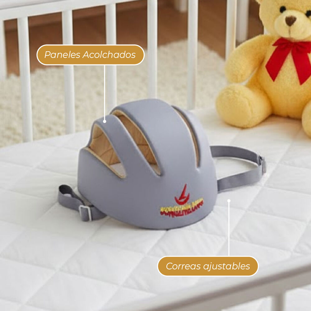 Casco Bebe Protector Antigolpe Seguridad Gateo image number 4.0