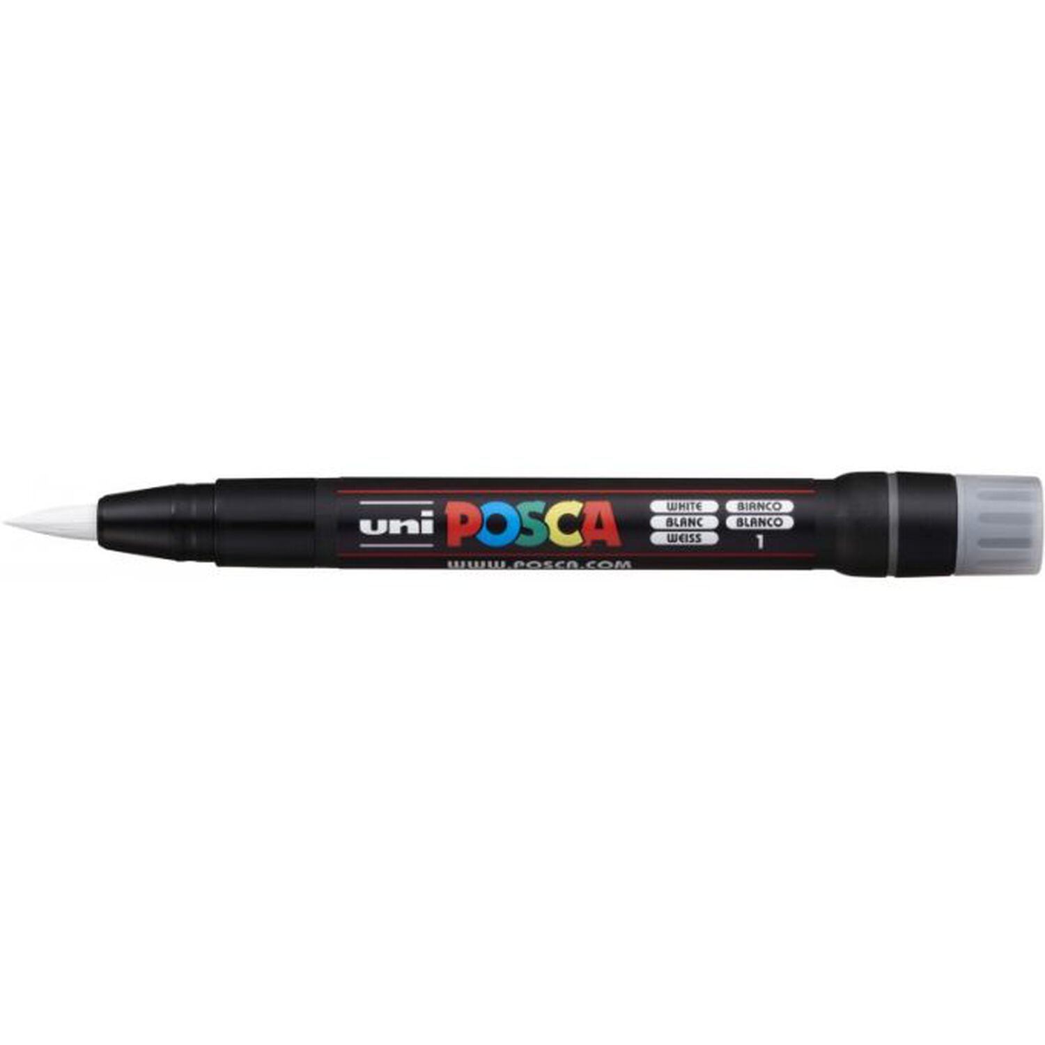 Marcador Acrilico Pincel Blanco Pcf-350 Posca image number 1.0