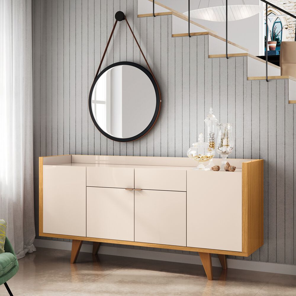 Buffet Sinfon&iacute;a Off White Cinamomo 160x79x40 Cm image number 0.0