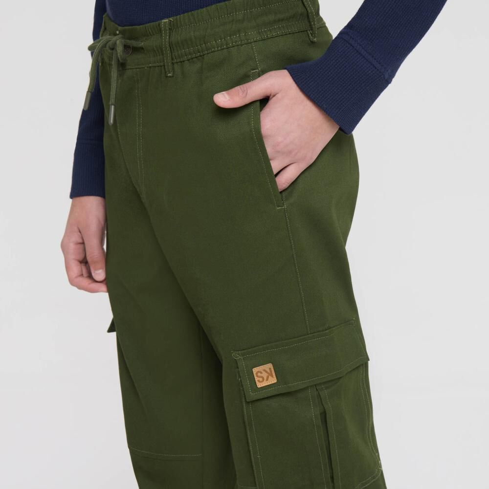 Pantalón Cargo Niño Teen Skuad image number 4.0