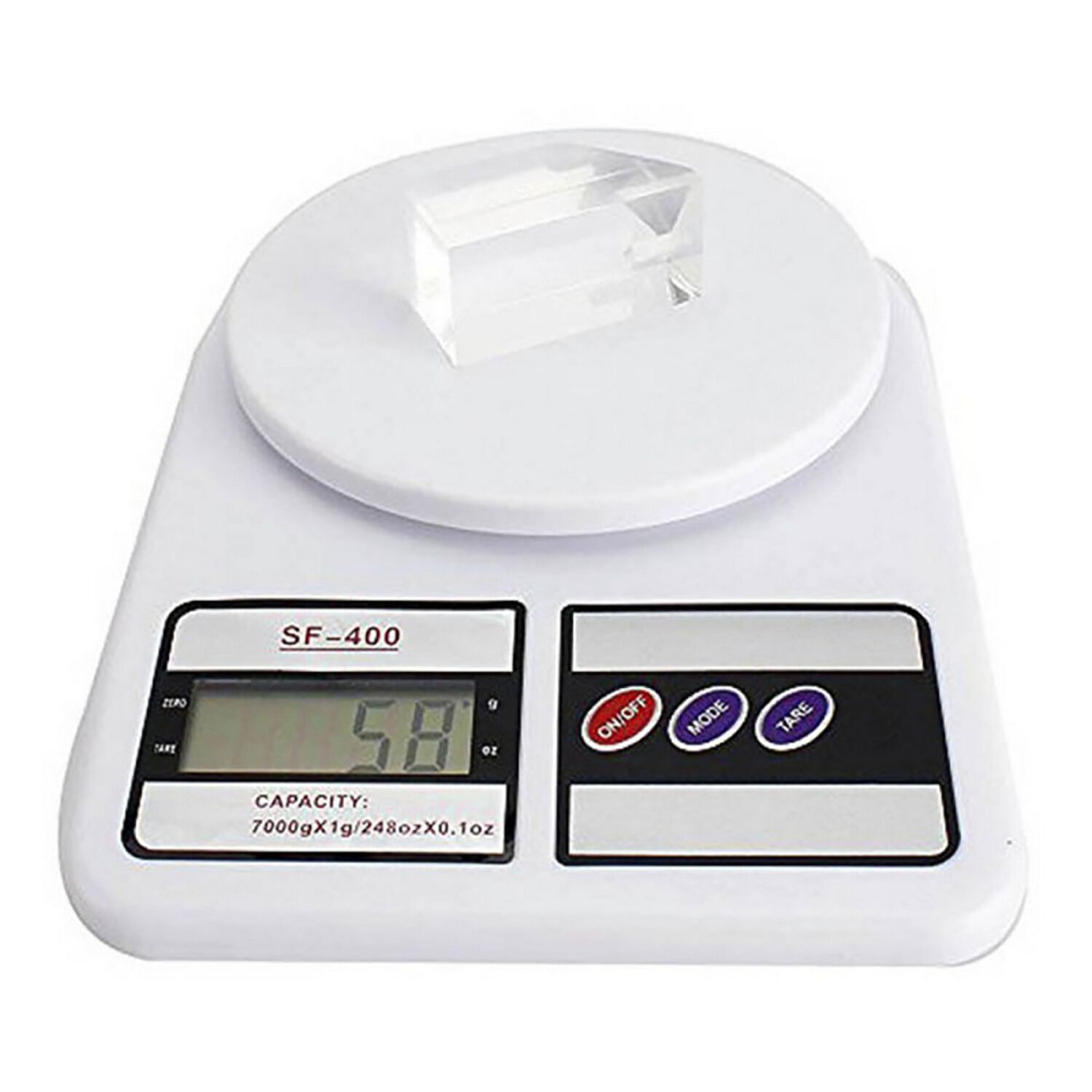 Pesa Digital Productos Cocina 10 Kg Blanca image number 1.0