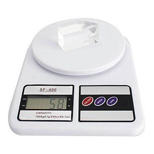 Pesa Digital Productos Cocina 10 Kg Blanca
