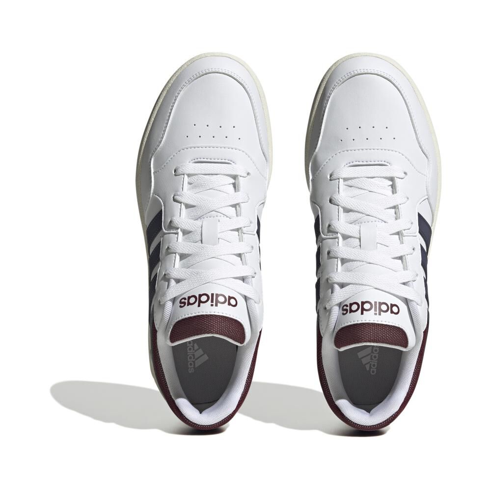 Zapatilla Urbana Hombre Adidas Hoops 3.0 Blanco image number 2.0