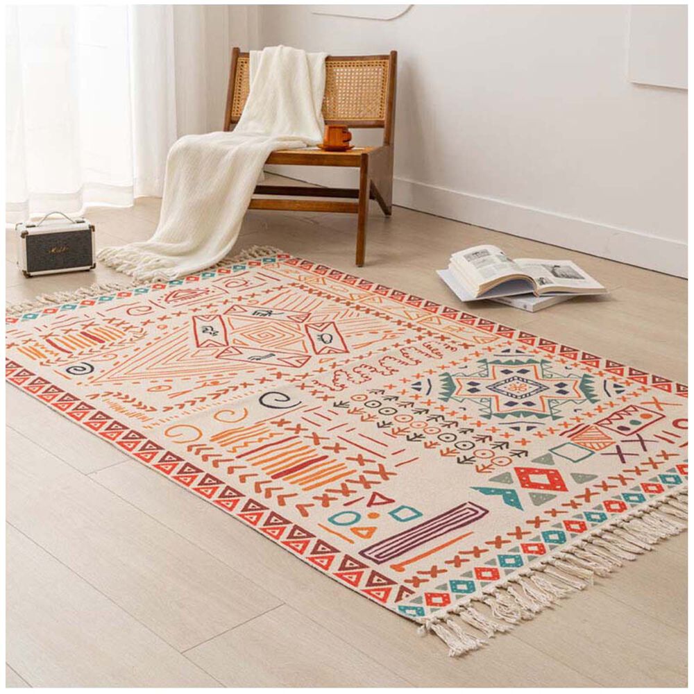 Alfombra Bohemia De Estilo Etnico 180x200 Cm Mod01 image number 0.0