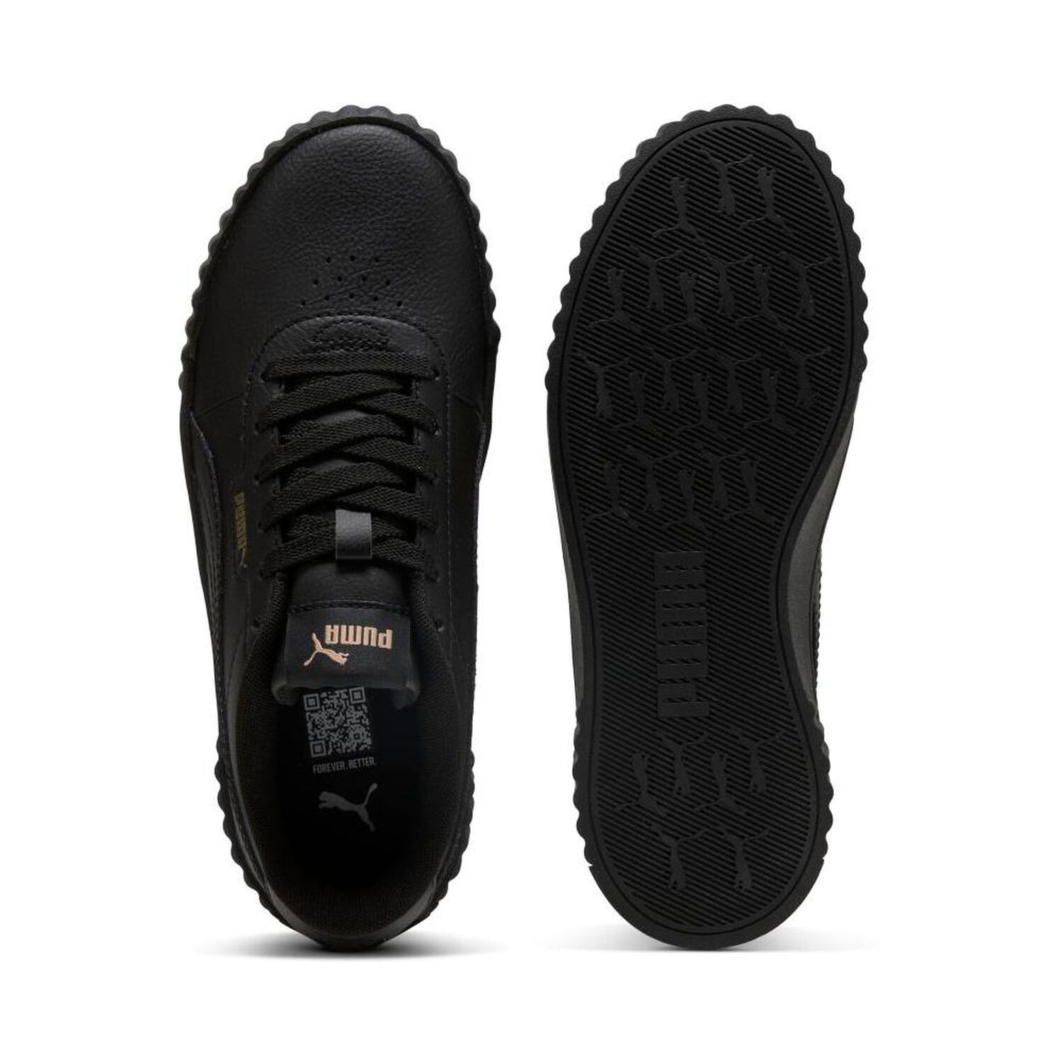 Zapatilla Escolar Mujer Puma Carina 3.0 Negro image number 4.0