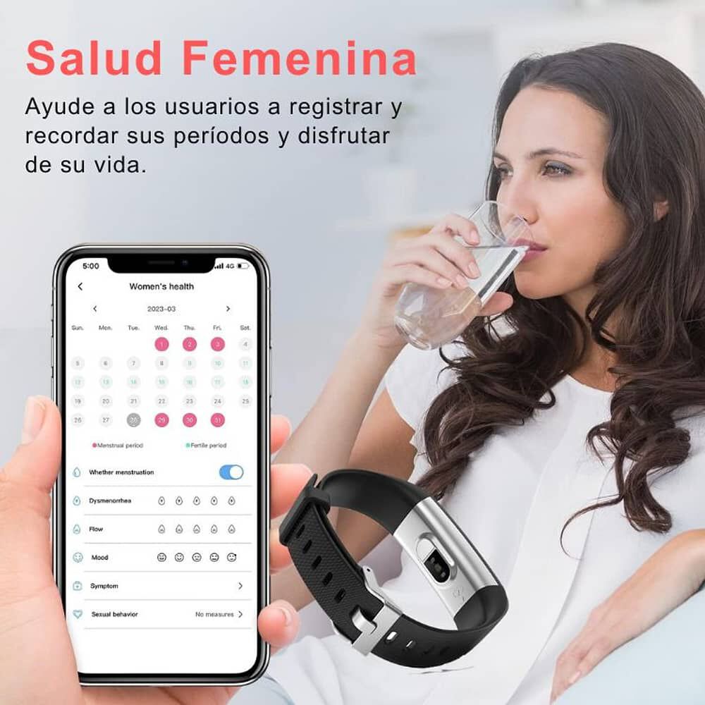 Smartband S5 Bluetooth Monitor De Sue&ntilde;o Y Deportes image number 4.0