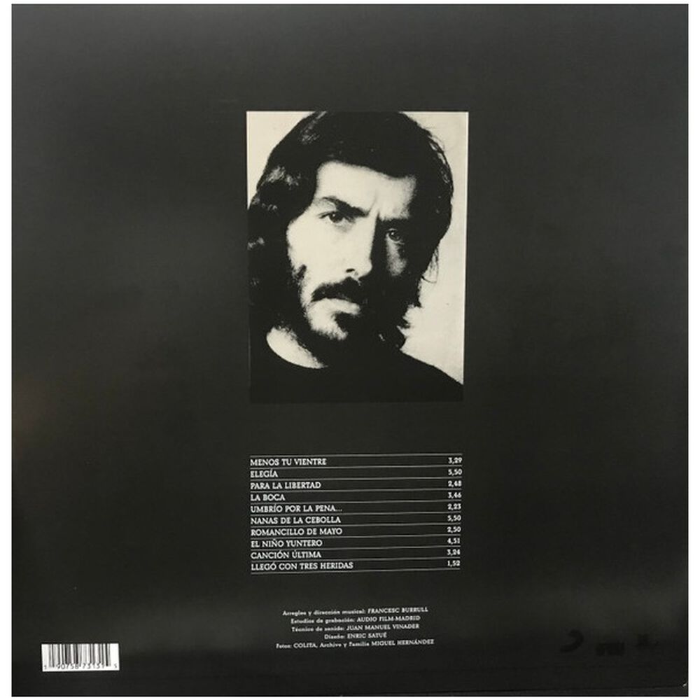 Joan Manuel Serrat - Miguel Hernandez | Vinilo image number 1.0