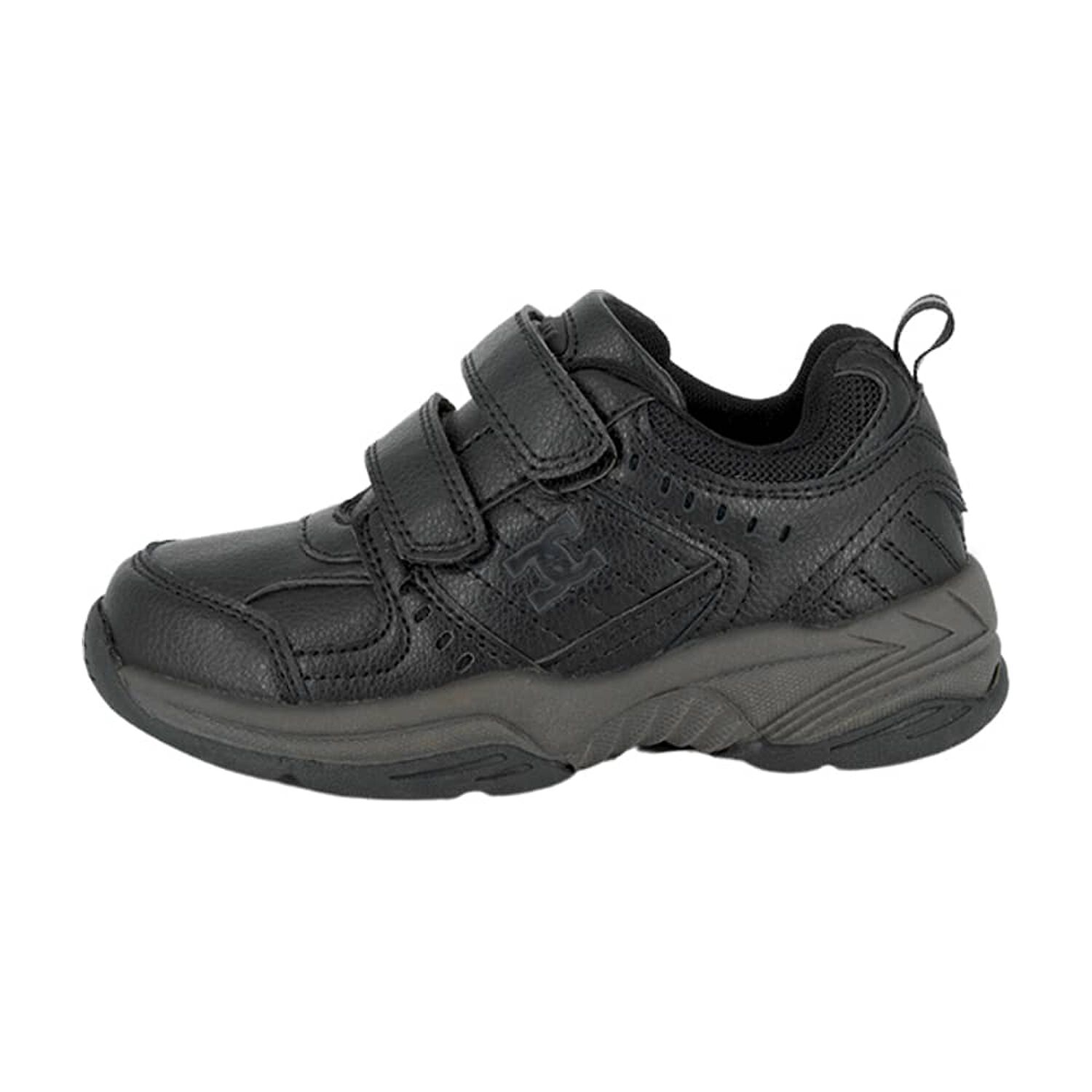 Zapatilla Escolar De Cuero Calar Negro Uns image number 1.0