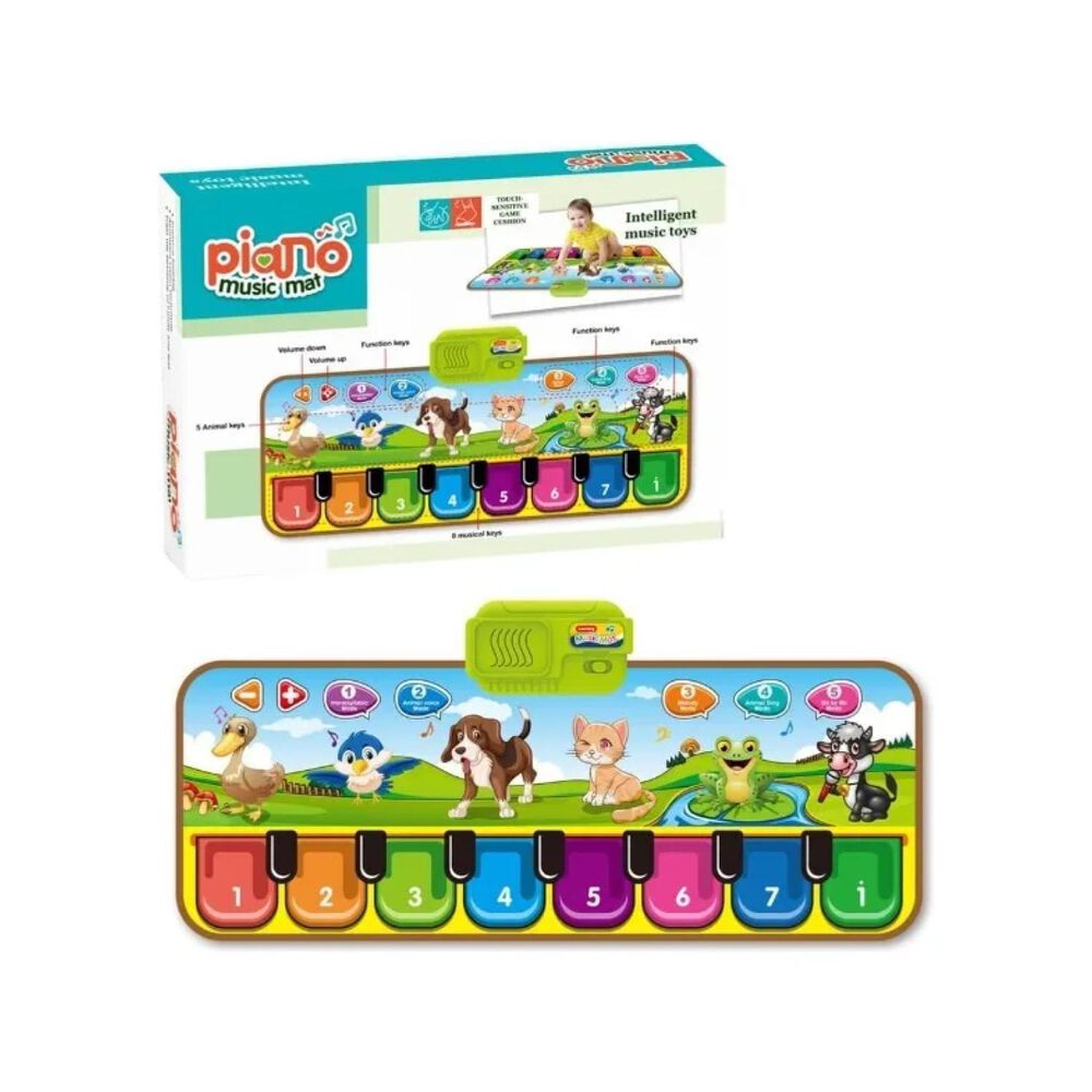 Juguete Alfombra Piano Musical Sonidos De Animales Infantil image number 0.0