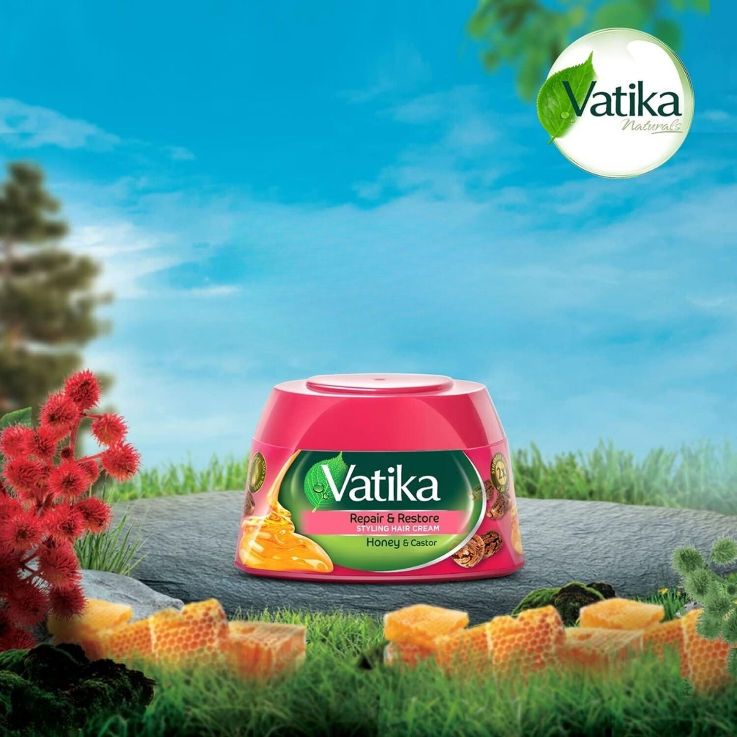 Vatika Crema De Peinar Miel & Castor 140 Ml image number 1.0