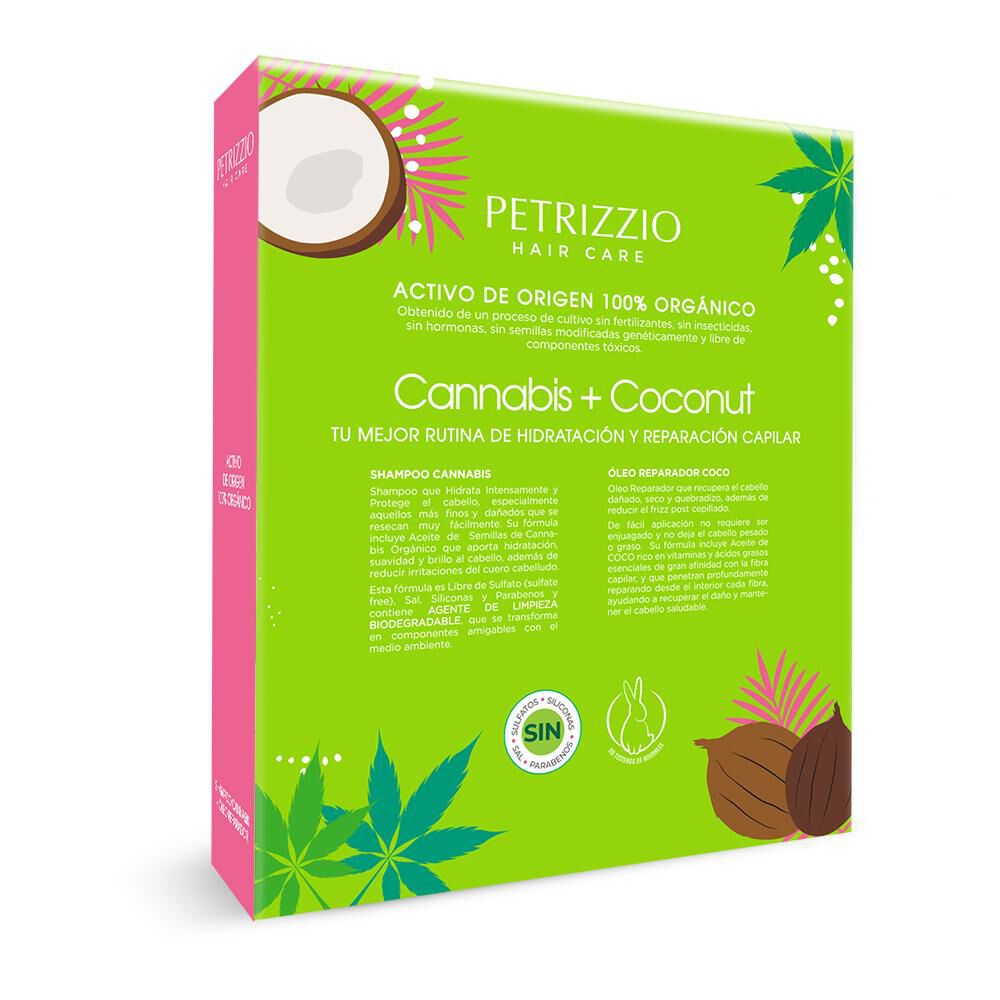 Set De Tratamiento Petrizzio / Shampoo Cannabis + Oleo Coco image number 1.0