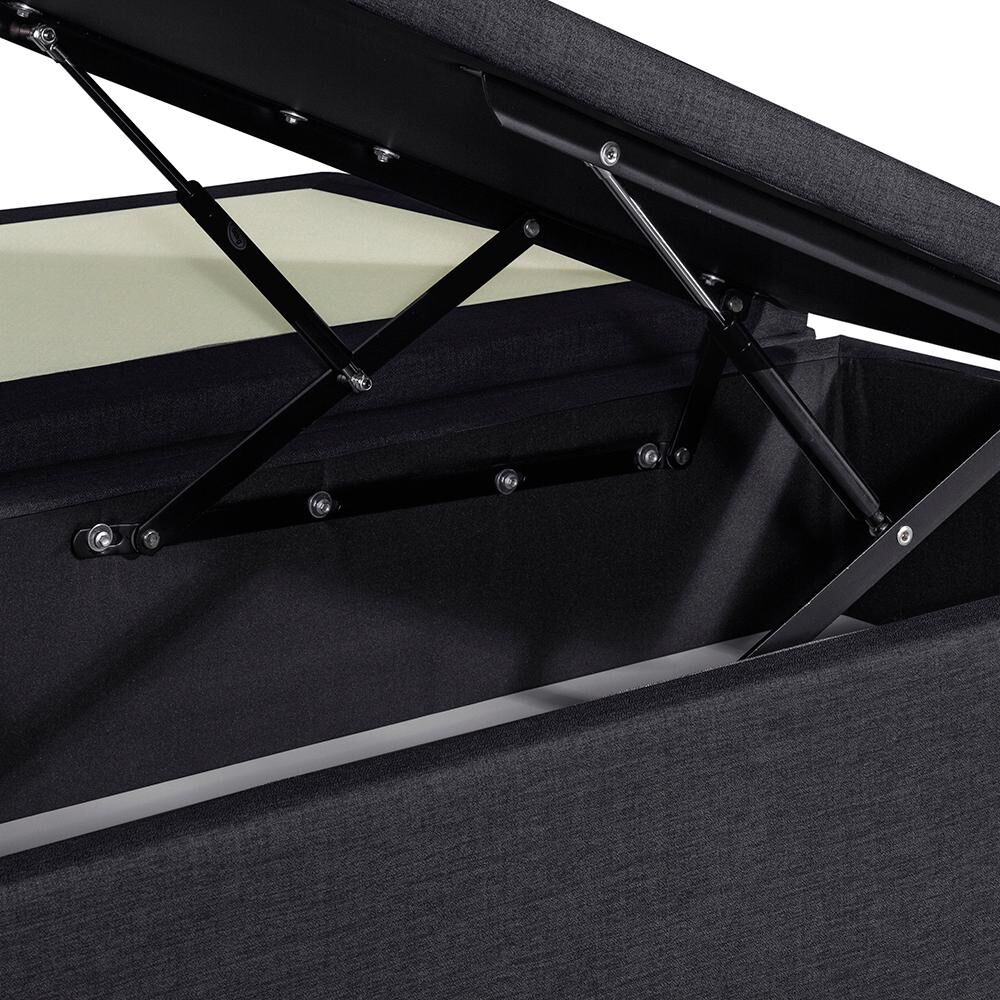 Base Cama Mons Ba&uacute;l 200 Bd Negro / 2 Plazas / Base Dividida image number 8.0