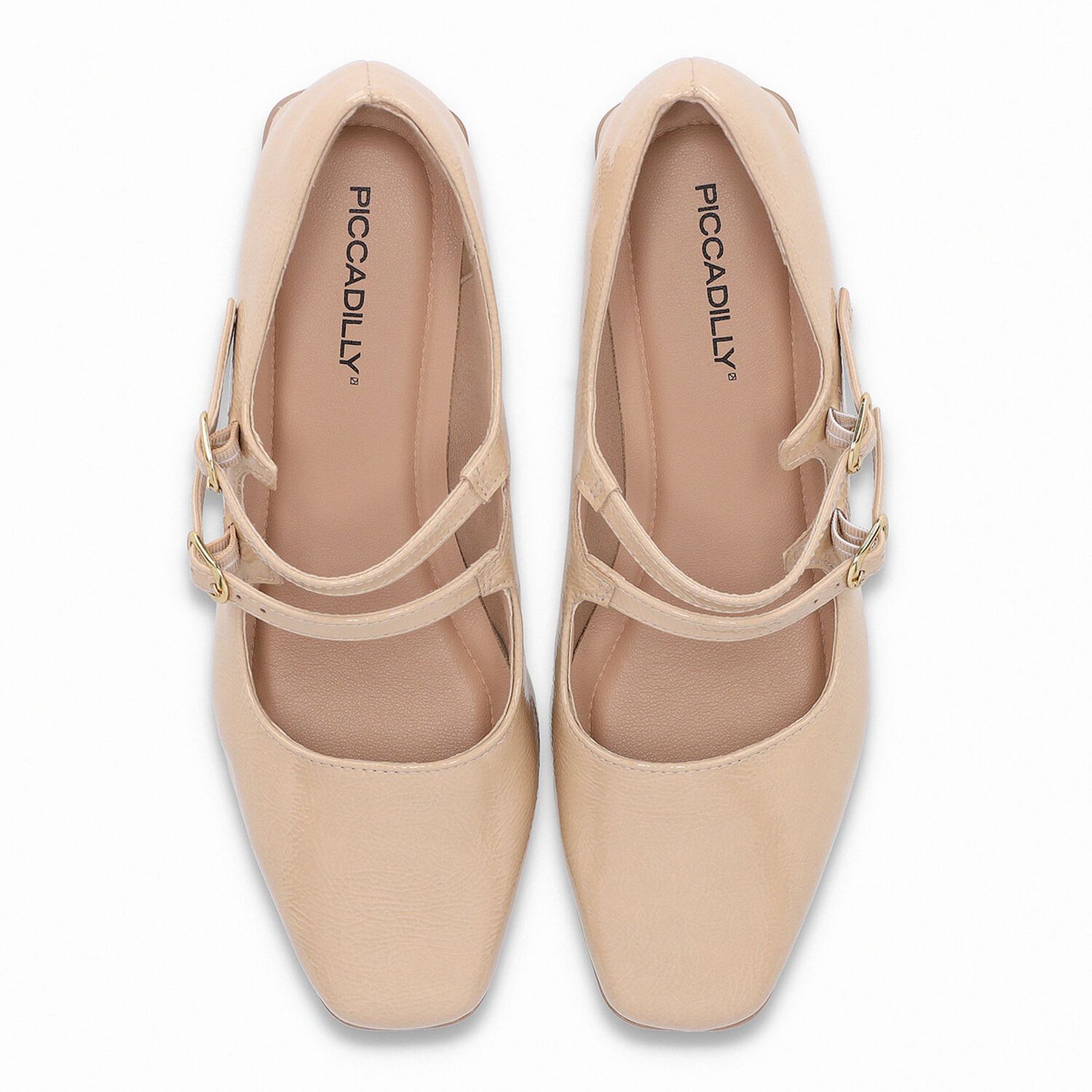 Zapato Mary Jane Mujer Beige/charol Tati Piccadilly image number 2.0