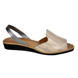 Sandalia Cuero Gigi Beige