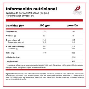 100% Hydro Isolate 5 Lbs Prote&iacute;na Hydrolizada - Chocolate