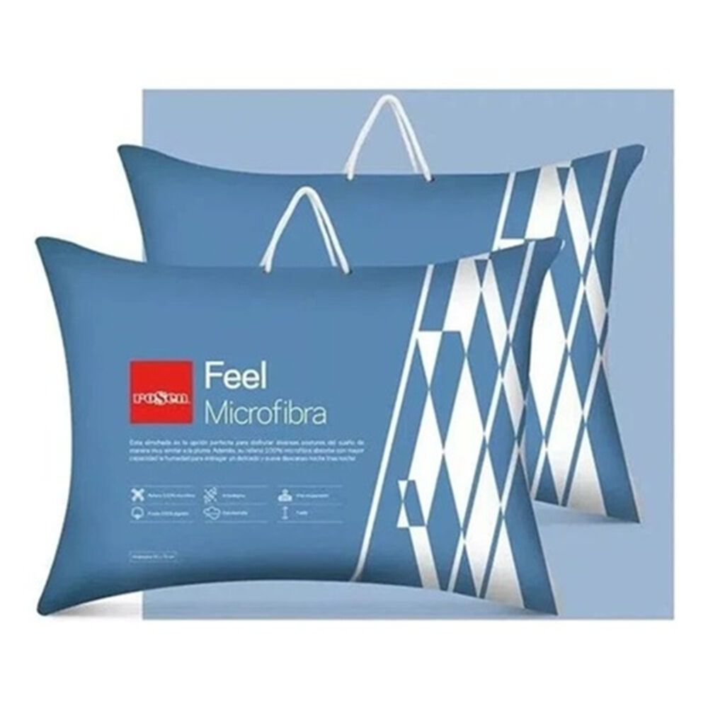 Pack 2 Almohadas Feel Microfibra Americana 50 X 70cm - Rosen image number 0.0
