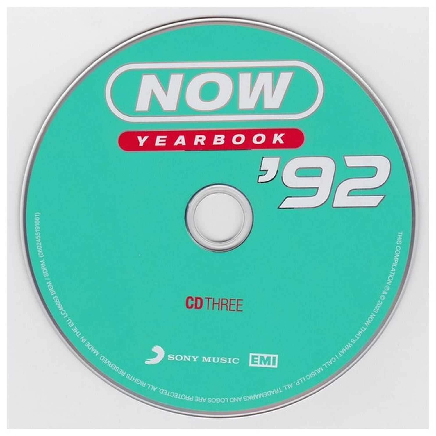 Now Yearbook 92 - Various (4cd) (digipack) | Cd image number 1.0