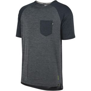 Jersey Ixs Manga Corta Infantil Jr Flow X Grafito Negro Km